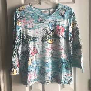 Baxter and Wells 3/4 length sleeves casual top